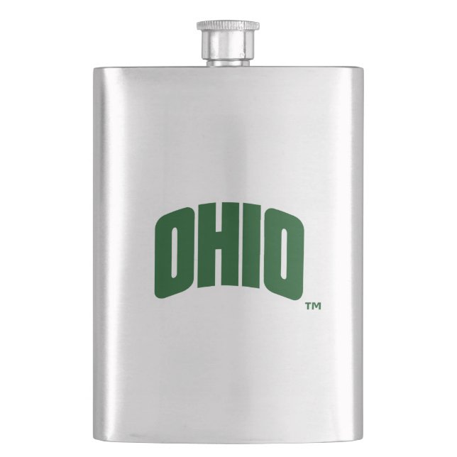 Ohio Wordmark Flask (Front)