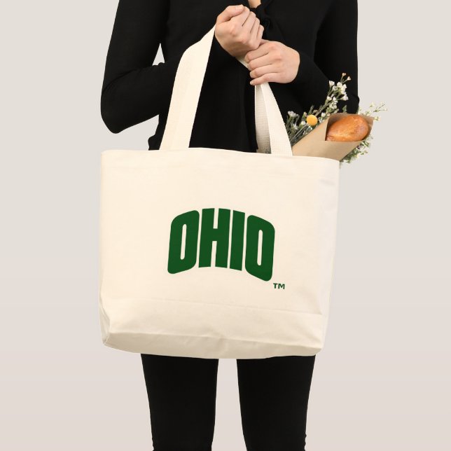 Ohio Wordmark Large Tote Bag (Front (Product))