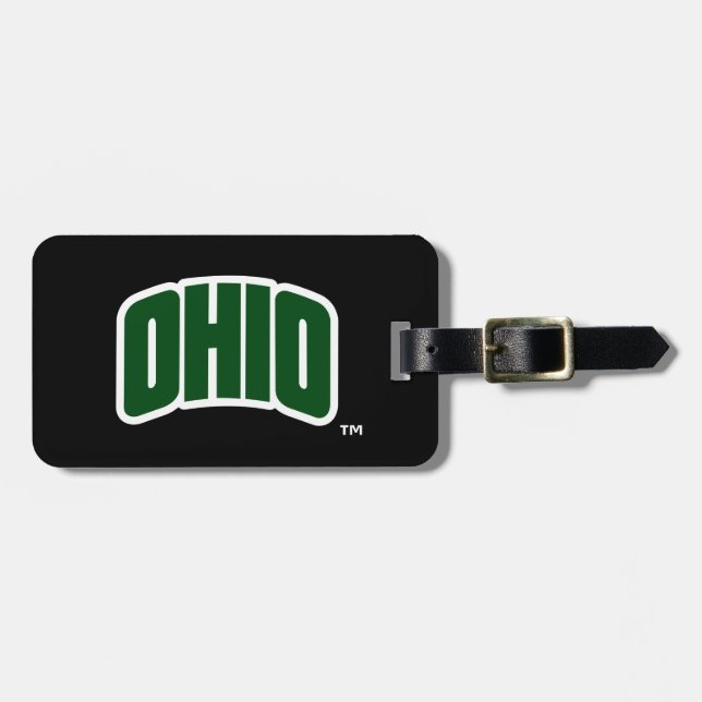 Ohio Wordmark Luggage Tag (Front Horizontal)