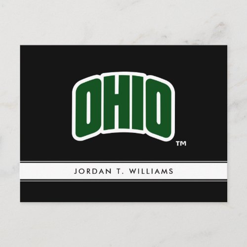 Ohio Wordmark Postcard