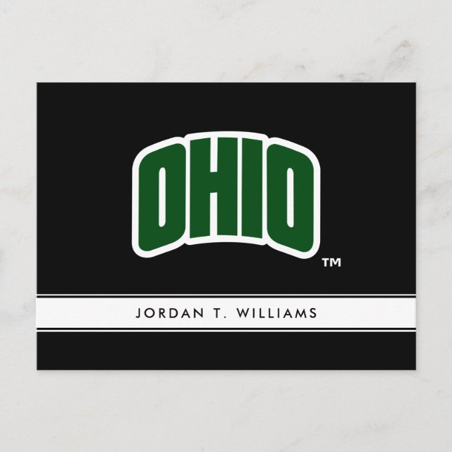 Ohio Wordmark Postcard (Front)