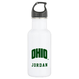 Ohio Wordmark Stainless Steel Water Bottle