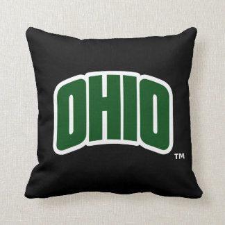 Ohio Wordmark Throw Pillow