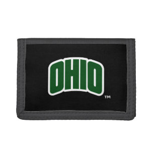 Ohio Wordmark Trifold Wallet