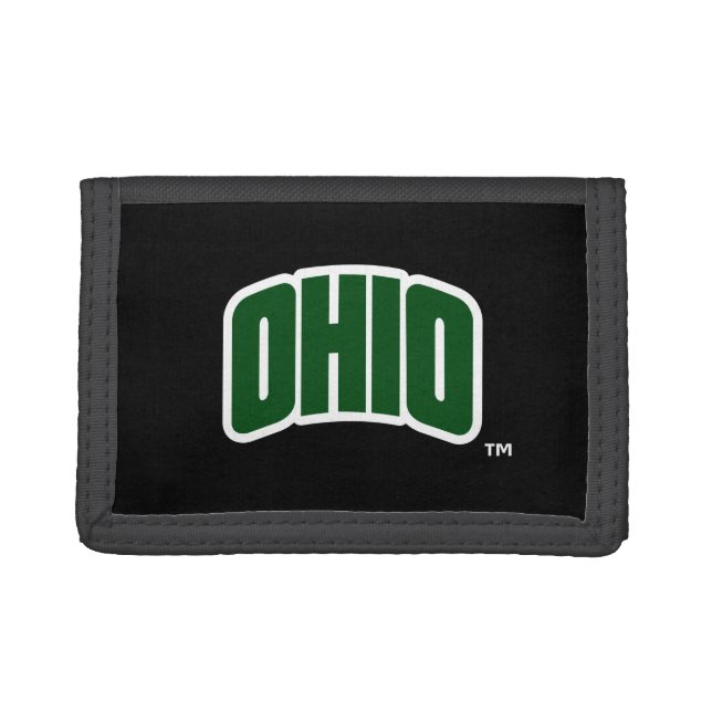 Ohio Wordmark Trifold Wallet (Front)