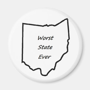 Ohio Worst State Ever Magnet