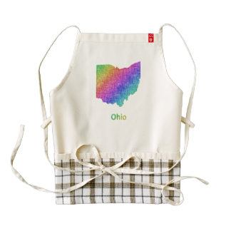 Ohio Zazzle HEART Apron