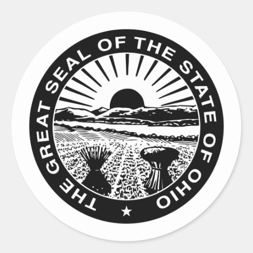 Ohioan Seal Seal of Ohio Sticker