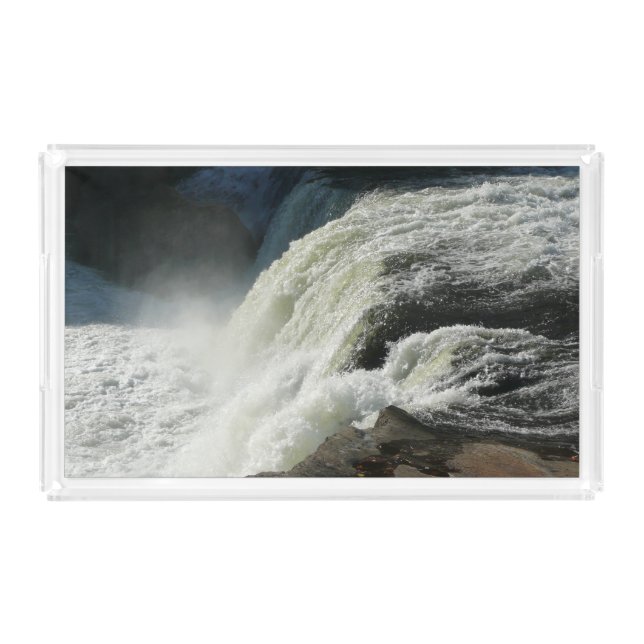 Ohiopyle Falls in Pennsylvania Acrylic Tray (Front)