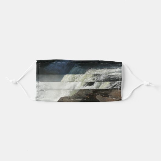 Ohiopyle Falls in Pennsylvania Adult Cloth Face Mask (Front, Folded)