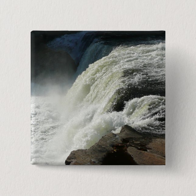 Ohiopyle Falls in Pennsylvania Button (Front)