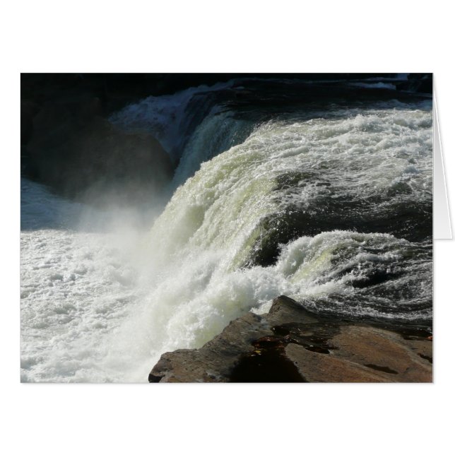 Ohiopyle Falls in Pennsylvania Card (Front Horizontal)