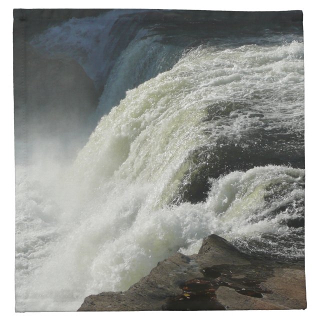 Ohiopyle Falls in Pennsylvania Cloth Napkin (Front)