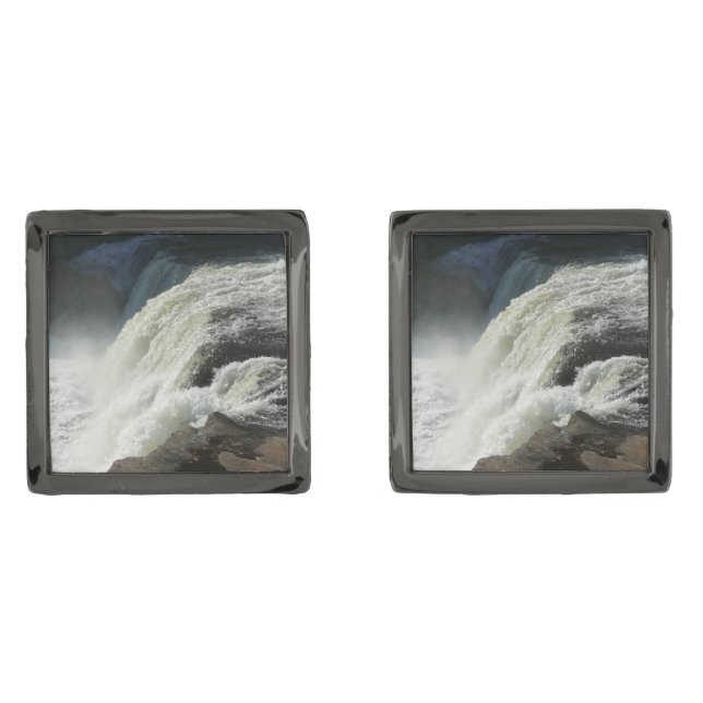 Ohiopyle Falls in Pennsylvania Cufflinks (Front)