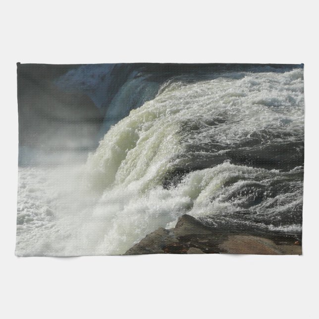 Ohiopyle Falls in Pennsylvania Kitchen Towel (Horizontal)