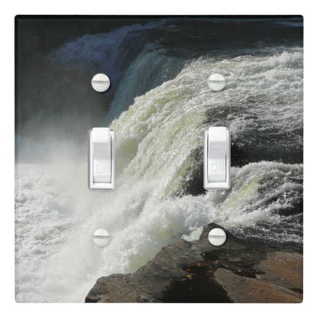 Ohiopyle Falls in Pennsylvania Light Switch Cover (In Situ)