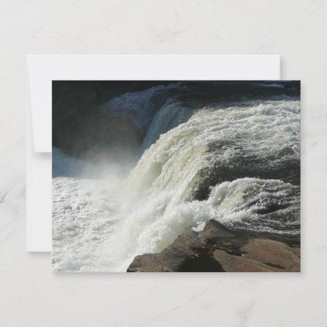 Ohiopyle Falls in Pennsylvania Note Card (Front)