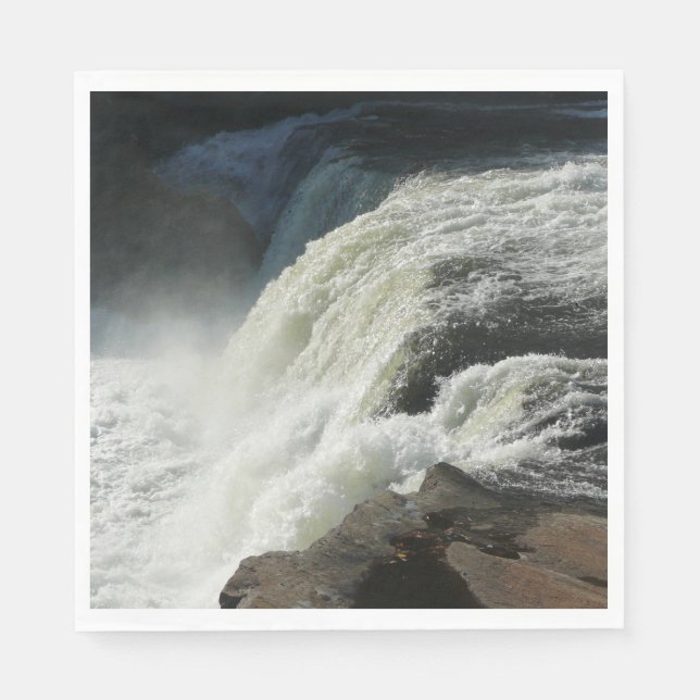 Ohiopyle Falls in Pennsylvania Paper Napkins (Front)