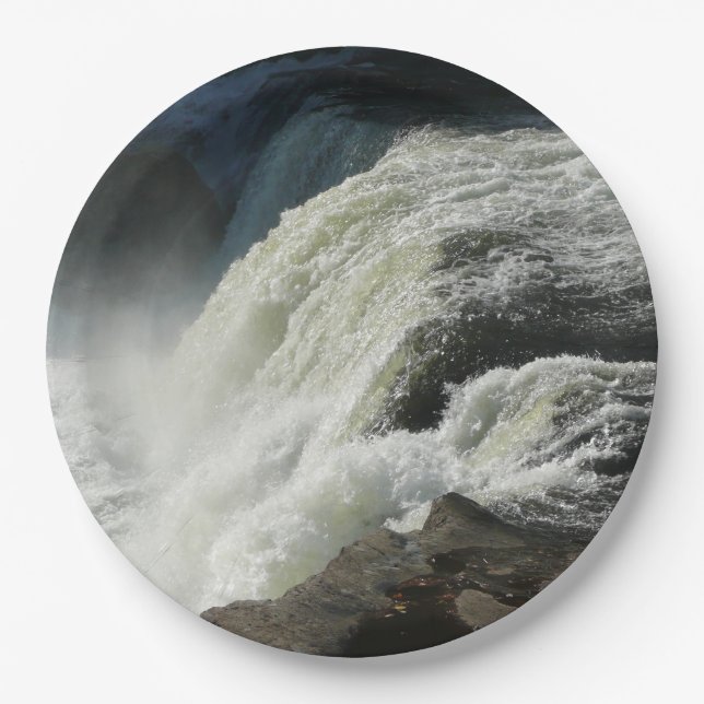 Ohiopyle Falls in Pennsylvania Paper Plates (Front)