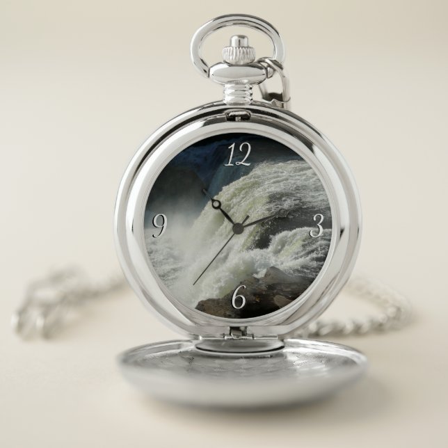 Ohiopyle Falls in Pennsylvania Pocket Watch (Inside)