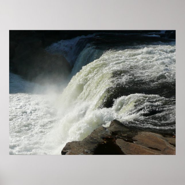 Ohiopyle Falls in Pennsylvania Poster (Front)