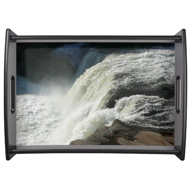 Ohiopyle Falls in Pennsylvania Serving Tray (Front)