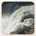 Ohiopyle Falls in Pennsylvania Square Paper Coaster