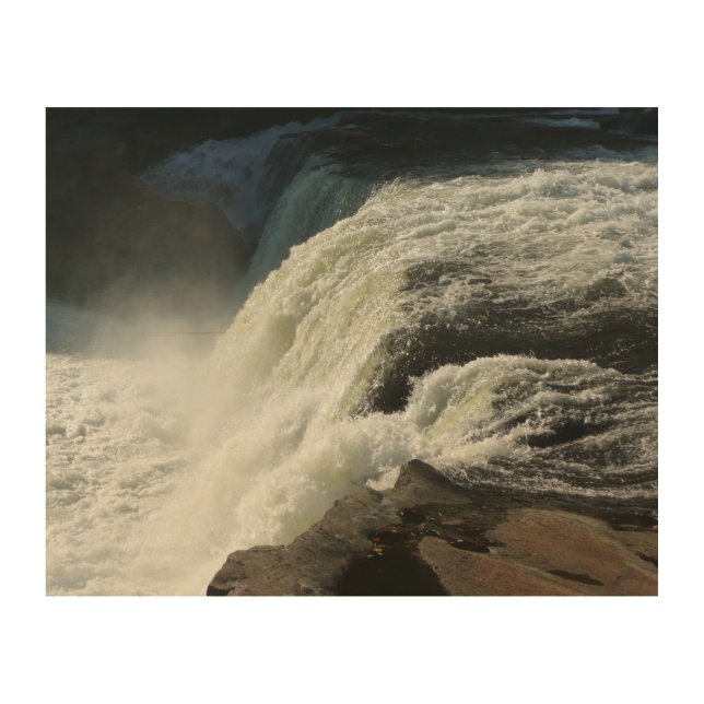 Ohiopyle Falls in Pennsylvania Wood Wall Art (Front)