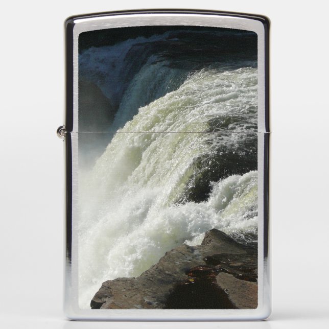 Ohiopyle Falls in Pennsylvania Zippo Lighter (Front)