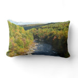 Ohiopyle River in Fall I Lumbar Pillow