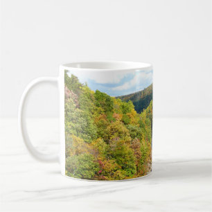 Ohiopyle River in Fall I Pennsylvania Autumn Coffee Mug
