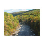 Ohiopyle River in Fall I Pennsylvania Autumn Doormat