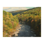 Ohiopyle River in Fall I Pennsylvania Autumn Wood Wall Decor