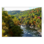 Ohiopyle River in Fall II Pennsylvania Autumn Card