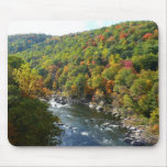 Ohiopyle River in Fall II Pennsylvania Autumn Mouse Pad