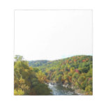 Ohiopyle River in Fall II Pennsylvania Autumn Notepad