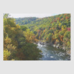 Ohiopyle River in Fall II Pennsylvania Autumn Tissue Paper