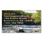 Ohiopyle River Rapids in Fall Pennsylvania Autumn Business Card Magnet