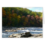 Ohiopyle River Rapids in Fall Pennsylvania Autumn Card