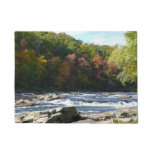Ohiopyle River Rapids in Fall Pennsylvania Autumn Doormat