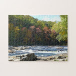 Ohiopyle River Rapids in Fall Pennsylvania Autumn Jigsaw Puzzle