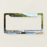 Ohiopyle River Rapids in Fall Pennsylvania Autumn License Plate Frame