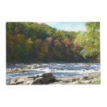 Ohiopyle River Rapids in Fall Pennsylvania Autumn Placemat