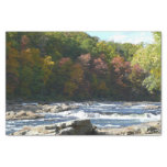Ohiopyle River Rapids in Fall Pennsylvania Autumn Tissue Paper