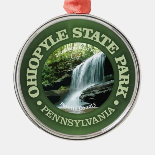 Ohiopyle SP Metal Ornament