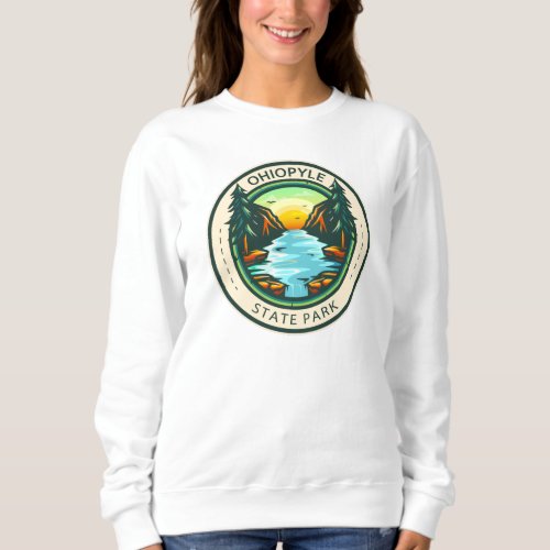 Ohiopyle State Park Pennsylvania Badge Sweatshirt