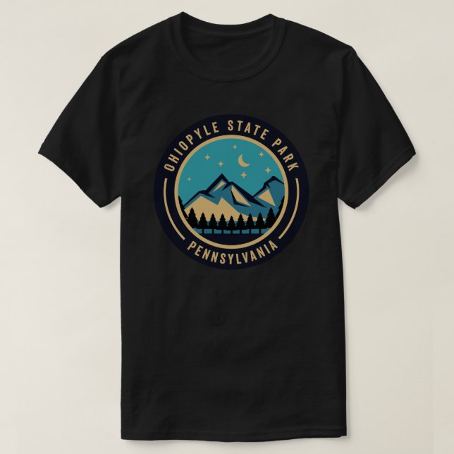 Ohiopyle State Park Pennsylvania Sticker T-Shirt (Design Front)