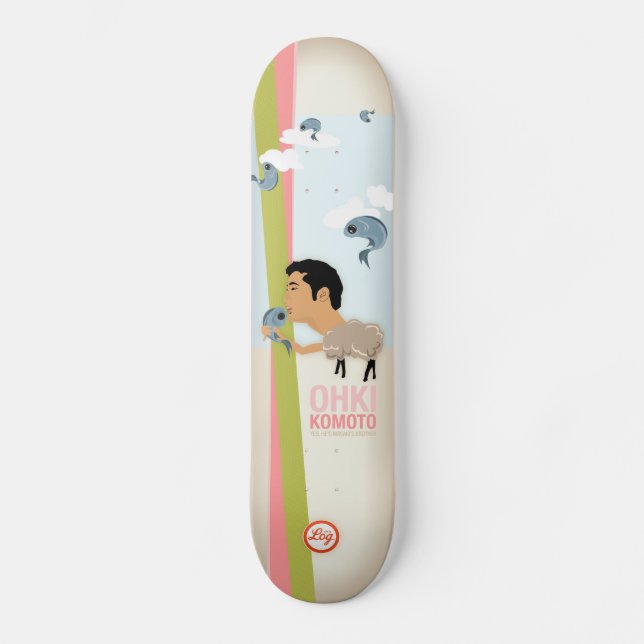 Ohki Komoto Pro Series Skateboard Deck (Front)