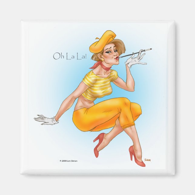 OhLaLa Magnet (Front)