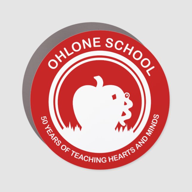 Ohlone Magnet - 50th Apple (Front)